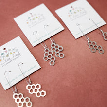 Load image into Gallery viewer, Honeycomb Earrings
