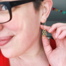 Load image into Gallery viewer, Honeycomb Earrings
