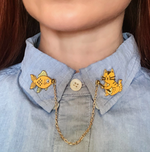 Load image into Gallery viewer, Enamel Collar Pins
